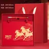 Calendario de Escritorio de Negocios de Cuero Personalizado Año 2027 Año de la Oveja Planificador de Oficina Calendario Mensual Libro de Planificación Publicidad Corporativa Hecho a Medida