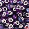 Resina Degradê 14mm Acrílico Colorido Com Furo Passante Contas Chaveiro DIY Material para Miçangas Miçangas Soltas Acessórios Atacado