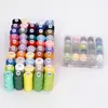 Conjunto de Linha para Costura à Mão de 500 Jardas Máquina de Costura DIY Linhas Agulhas Linha Linha de Poliéster 402 Linha de Costura Doméstica 50 Carretéis Coloridos