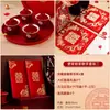 Para taza de té brindis de boda tazón de boda tazón feliz taza de té tazón palillos un par boda creativa cambio para acompañar traje