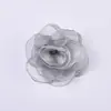 Tejido de floretos de hilo de nieve importado accesorios de ropa de flores hechas a mano accesorios para el cabello de niños accesorios de ropa