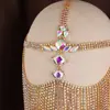 Venta Caliente de Aliexpress Máscara de Pedrería Exótica con Borlas Máscara Accesorios Misteriosos de Mascarada Festiva Europea y Americana