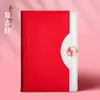Caja de Regalo Personalizada para Cuaderno de Negocios con Impresión de Logo, Cuaderno de Registro de Oficina A5, Multifuncional