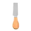 Set de Cuchillos para Queso Personalizado, Cuchillo para Mantequilla con Mango de Madera, Esparcidor de Mantequilla de Cacahuete y Mermelada, Tenedor para Queso, Herramientas de Repostería