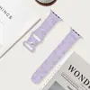 Novo Modelo Adequado para Apple Iwatch10/9/8/7 Silicone Gravado Modelo Paraíso em Relevo/Modelo Castelo Pulseira de Relógio de Silicone