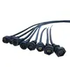 Conector Macho-Fêmea Montado em Painel Alimentação Externa Soquete LED Conector de Aviação Industrial de 2345 Pinos Tipo Plug-In Direto