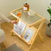 Mesa de Cabeceira Personalizável, Rack de Armazenamento Moderno Simples, Gabinete Pequeno, Armazenamento de Gabinete de Cabeceira, Mesa Lateral para Quarto de Aluguel, Madeira Maciça