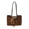 Bolso de Hombro Único Versátil Bloque de Color de Felpa Otoño/Invierno para Mujer 2026 Nuevo Elegante de Moda Bolso de Axila Bolso Tote de Gran Capacidad
