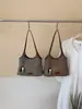 Bolsa Tecida Retro Francesa para Mulheres 2026 Nova Moda Versátil Bolsa de Ombro ou Axila Grande Capacidade Bolsa de Mão para o Dia a Dia