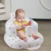 Em estoque Assento de Aprendizagem Inflável para Bebê PVC Externo Interno Aprendizado Sentado Alimentação Alimento Complementar Assento Inflável para Bebê