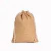 Bolsa de yute con cordón, bolsa pequeña con cordón para artículos culturales, bolsa pequeña con cordón para guardar joyas, bolsa de yute con cordón personalizada