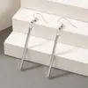 Nuevos Pendientes Europeos y Americanos Geométricos Simples Rectangulares Estéreo de Barra Pendientes de Gancho para Oreja Pendientes de Oreja de Moda
