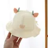 Gorro de Bebé para Primavera y Otoño Lindo Súper Lindo Sombrero de Pescador a Prueba de Viento para Bebé Visera Solar Ajustable Sombrero de Cubo de Invierno para Niños y Niñas