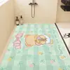 Alfombrilla de Piso de Bucle de Seda, Alfombrilla Hueca Antideslizante para Baño, Alfombrilla Especial Anticaídas y Resistente al Desgaste para Baño y Ducha para Niños, Se Puede Cortar