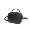 Bolso Pequeño de Cuero Genuino, Bolso Redondo Pequeño Simple y Versátil, Bolso de Hombro Cruzado de Gama Alta, Bolso de Mano para Mujer Moderno y a la Moda al Por Mayor