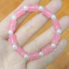 Pulsera alta Festival Perla de Bambú femenina transmisión en vivo puesto de drenaje suministro fábrica ventas directas estudiante niños pulsera de vidrio