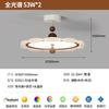 Luminária de Teto para Quarto Estilo Meio do Século Francês Grão de Madeira Quarto Principal Estilo Creme Proteção para os Olhos Espectro Total Restaurante Lâmpadas Lâmpadas