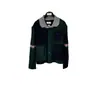 Chaqueta Resistente Tb Directo de Fábrica con Bloques de Color, Mangas Dobles, Botones de Solapa con Cintas Webbing, Chaqueta de Lana de Estilo Idéntico para Hombres y Mujeres