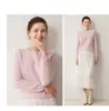 Suéter Base de Malha Feminino Gola Redonda Padrão Torcido 100% Caxemira Outono/Inverno Novo Estilo Coreano Pulôver Solto Emagrecedor