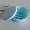 Caja de Jabón Sellada Portátil de Venta Caliente Transfronteriza para Viajes de Negocios y Viajes, Caja de Jabón Creativa para Spa con Tapa y Compartimentos, Caja de Jabón Redonda al por Mayor