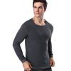 Outono e inverno roupa interior térmica dos homens forrado de lã engrossado novo gola redonda meia-idade outono calças terno fabricantes atacado