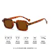 Gafas de Sol Cuadradas Europeas y Americanas para Chicas Populares para Tomar Fotos y Mostrar sus Rostros, Gafas Pequeñas de Moda, Gafas de Sol, Gafas de Sol Anti-UV