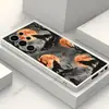 Funda de Teléfono Halloween Luna de Sangre Lobo Solitario Estilo Gótico Oscuro Horror para Hombre Silicona Mate Funda para Teléfono Samsung S25U