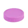 Pote de Vidro Mason de Plástico PP da Amazon com Alça, Boca Larga de 86mm, Tampa de Boca Padrão de 70mm, Pote Colorido com Tampa de Vedação