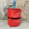 Barril de Mezcla Vertical para Mortero de Cemento Honglei 1000L Mezcladora de Concreto de una Sola Capa Engrosada Máquina de Pulpa de Doble Capa