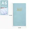 Planejador de Agenda em Inglês 2027 Planejador Diário de 365 Dias Caderno Portátil Caderno Transfronteiriço Calendário Anual Fábrica