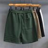 Diseño de Tres Rayas de Alta Gama Peso Pesado Deportivo Casual Pantalones Cortos Pantalones de Hombre Verano Sueltos Pantalones de Cinco Puntos Pantalones Deportivos Americanos