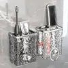 Caja de Almacenamiento de Pared, Sin Taladro, Estante de Almacenamiento Multifuncional para Baño para Toallas, Cosméticos y Cepillos de Dientes