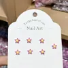 Accesorios de Arte para Uñas de Resina Estrellas de Dibujos Animados de Colores Decoraciones para Uñas DIY Pendientes Funda de Teléfono Accesorios para Uñas Portátiles
