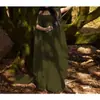 2018wish Nuevo fiesta Manga Larga Cuello Redondo Cinturón Vestido Mujer Halloween Vestido Largo de Mujer