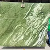 Verde Manzana Mármol Natural Verde Dandong Mesa de Comedor Pared de Fondo de TV Piso Escalera Decoración de Prueba Francesa Piedra Verde