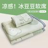 Conjunto de Três Peças Classe a Cool Ice Bean para Casa Lavável Tapete Climatizado Tapete Macio Dormitório Solteiro Dobrável