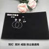 Bandeja de exhibición de joyería con almohadilla de esponja para anillos con soporte para 100 anillos, almacenamiento de accesorios para pendientes, accesorios DIY disponibles