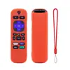 Novo Modelo Adequado para Controle Remoto Roku Capa Protetora de Silicone, Vazada, Espessada, Anti-Queda, Antiderrapante, Luminosa, Concha Protetora Colorida