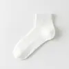 Meias Infantis para Meninas, Estilo Fino de Verão, 100% Algodão Puro, Classe A, Anti-Odor para Meninos, Absorventes de Suor, Meias Finas de Malha Sem Costura 8