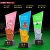 Trofeos Deportivos Creativos Personalizados para Carreras de Maratón, Fútbol, Baloncesto, Billar, Competición de Bádminton, Medallas de Campeón para Niños