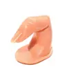 Manicura Práctica Uñas Postizas Se Pueden Insertar Uñas Modelo de Dedo Mano Protésica Soporte para Uñas Principiante Herramienta de Práctica para Uñas Postizas