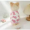 Direto da fábrica animal de estimação 2024 verão novo roupas para pet cachorro gato camisola fofa colete anti-pelo