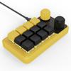 Teclado Mecánico Pequeño, Teclado Personalizado con Perillas, Switches Rojos Intercambiables en Caliente, Teclado para Gaming y Edición