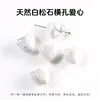 Jingde Jewelry Piedra Natural Corazón Forma Cuentas Cuarzo Rosa Ojo de Tigre Piedra Multicolor Corazón Forma DIY Joyería Accesorios Venta al por mayor en Stock
