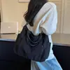 Bolso de pana para mujer, nuevo bolso tote casual de otoño 2026, bolso de hombro de gran capacidad, bolso cruzado para la escuela y el trabajo