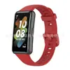Adecuado para Huawei Band 7 correa de silicona huawei band7 reemplazo pulsera de moda venta al por mayor comercio exterior