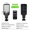 Luz Solar para Jardín Exterior con Control Remoto, Luz de Pared con Sensor de Movimiento Corporal, Iluminación Solar para Jardín Impermeable de Larga Duración