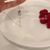Collar de amor microincrustado Nuevo diseño de Instagram sello de corazón a corazón cadena para la clavícula moda coreana accesorios de collar simples