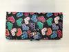 Nueva cartera de impresión hecha a mano escénica para estudiante mujer graffiti retro estilo étnico PU