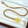 Pingente Bússola Roda do Sol Cravejada de Diamantes, Estrutura Giratória em Ouro Antigo com Areia, Banhado a Ouro Cobre, Novo Estilo Chinês, Colar Unissex